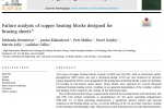 Failure analysis of copper heating blocks designed for brazing sheets